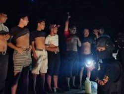 Patroli Malam, Tim Patmor Polres Polman Amankan Dua Pemuda Diduga  Pengedar Sabu