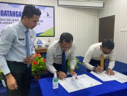 Kejari Bersama PT Bank Sulselbar Cabang Majene Teken MoU