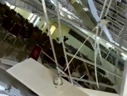Gempa di Mamuju, Beredar Video, Plafon Sebuah Gedung di Sulbar Runtuh