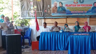 Pengurus TP PKK Kelurahan Buntusu Tamalanrea Resmi Dilantik