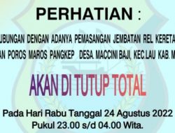 Malam Ini, yang Mau ke Makassar Perlu Waspada, Ada Jalur yang Ditutup Total