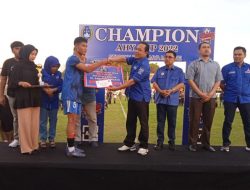 Anggota DPRD Majene Jasman Sampaikan Selamat kepada Juara AHY Cup 2022