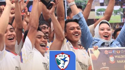 Tanpa Bantuan Pemerintah, Onang FC Harumkan Nama Baik Sulbar di Makassar
