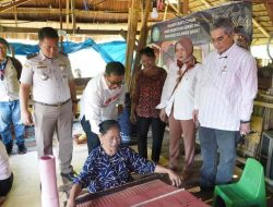Wamentan Salut Dengan Agrikultur Pembuatan Kain Sekomandi di Mamuju