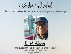 Kabar Duka, Kadis PU Sulbar Meninggal Dunia