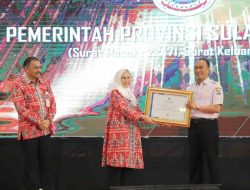 Digitalisasi Pemerintahan Berbasis Srikandi, PJ Gubsulbar Prof Zudan Terima Penghargaan Dari ANRI