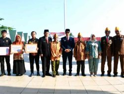 Upacara Hari Pahlawan di TMP Desa Patidi, Pj Gubsulbar Sampaikan Pesan Menohok