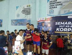 Pertandingan Badminton HUT Korpri ke-52 di Sulbar Berakhir, Ini Juaranya