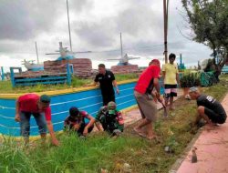 Kerja Bakti Babinsa Kodim 1401/Majene dan Warga Pangali-ali, Wujud Nyata Kepedulian Terhadap Lingkungan