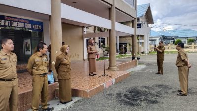 Wakil Bupati Majene Tekankan Kedisiplinan, Pemahaman Tugas, dan Kebersihan di Lingkungan Sekretariat Daerah