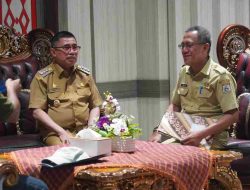 Bupati Majene H. A. Achmad Syukri Tammalele Bersilaturahmi dengan Gubernur Sulawesi Barat Pasca Kegiatan di Magelang