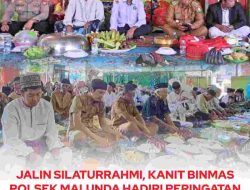 Jalin Silaturrahmi, Kanit Binmas Polsek Malunda Hadiri Peringatan Maulid Nabi Muhammad SAW