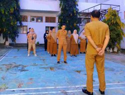 Apel Pagi di halaman Dinas Kominfo Majene: ASN Diimbau Tetap Profesional dan Tidak Terprovokasi