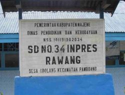 Rehabilitasi SDN 34 Rawang di Majene, Wujud Nyata Kepedulian Pemerintah pada Pendidikan Dasar