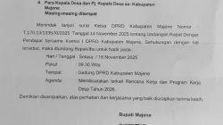 Besok Komisi I DPRD Majene Undang Seluruh Kepala Desa, ada apa ya?