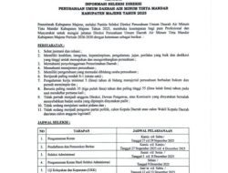 Seleksi Direksi Tirta Mandar 2026–2030 Dibuka, Pemkab Majene Cari Pemimpin Berintegritas