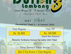 Festival Durian Season III Kembali Digelar di Majene, Kuota Peserta Terbatas 200 Orang