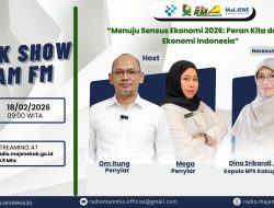 Talk Show RAM FM Majene Bahas Sensus Ekonomi 2026, Jadwal Siaran Diundur