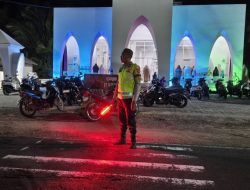 Instruksi Tegas Kapolda Sulbar, Polisi Siaga Penuh Amankan Tarawih di Jalur Poros Malunda