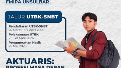 Prodi Ilmu Aktuaria UNSULBAR Dibuka di SNBT 2026, Tawarkan Prospek Karier Bergaji Tinggi