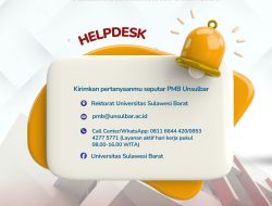 UNSULBAR Buka Layanan Informasi PMB 2026, Calon Mahasiswa Diminta Manfaatkan Helpdesk Resmi