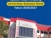 Daya Tampung UNSULBAR 2026/2027 Meningkat, Persaingan Masuk Kian Ketat