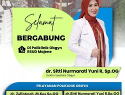 RSUD Majene Tambah Dokter Spesialis Obgyn, Tingkatkan Layanan Kesehatan Ibu dan Anak