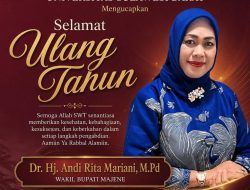 Unsulbar Ucapkan Selamat Ulang Tahun untuk Wakil Bupati Majene Andi Rita Mariani