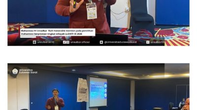 Mahasiswa HI Unsulbar Raih Honorable Mention di Ajang Pilmapres LLDIKTI IX 2026