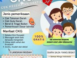 Masyarakat Diajak Manfaatkan Program Cek Kesehatan Gratis, Deteksi Dini Penyakit Sejak Awal