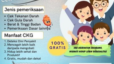 Masyarakat Diajak Manfaatkan Program Cek Kesehatan Gratis, Deteksi Dini Penyakit Sejak Awal